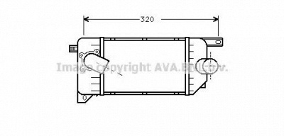 AVA QUALITY COOLING fd4214 -  Интеркулер